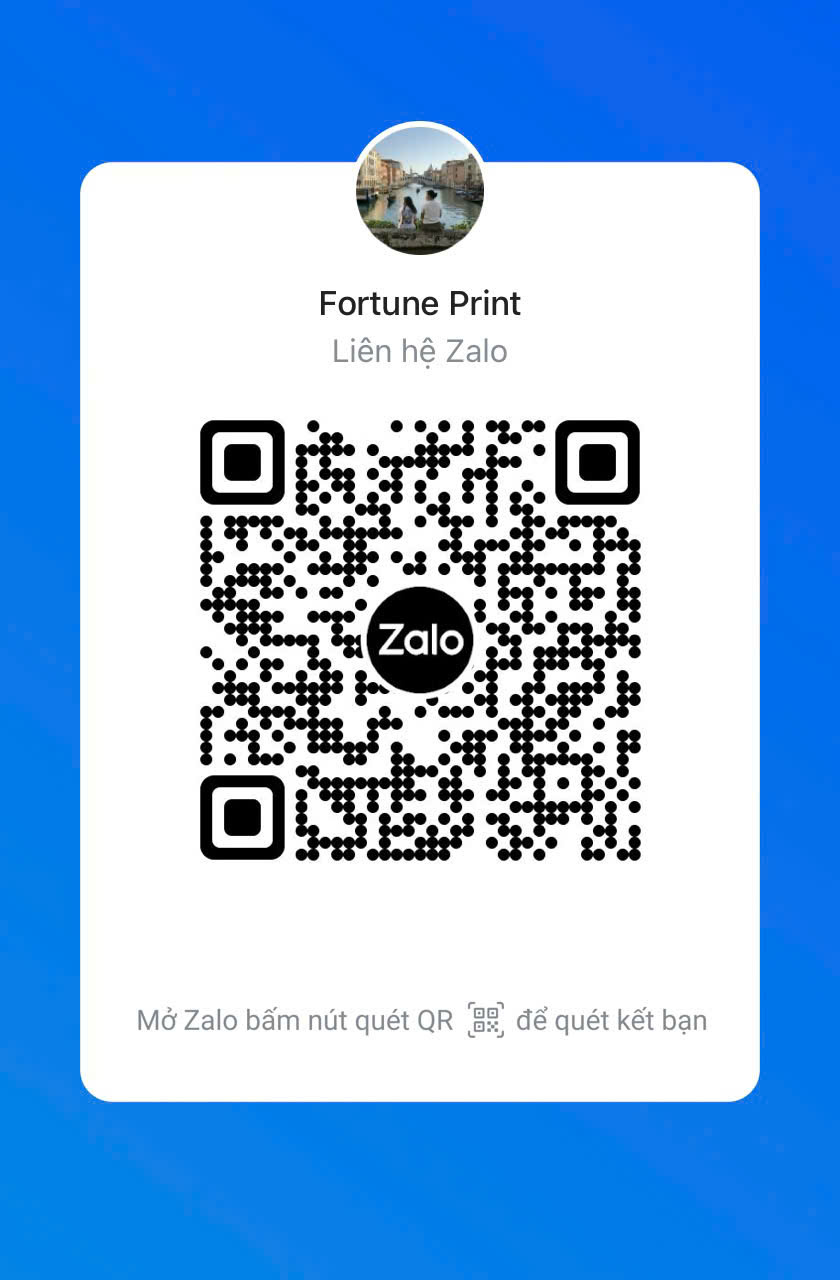 Fortune Print Zalo QR